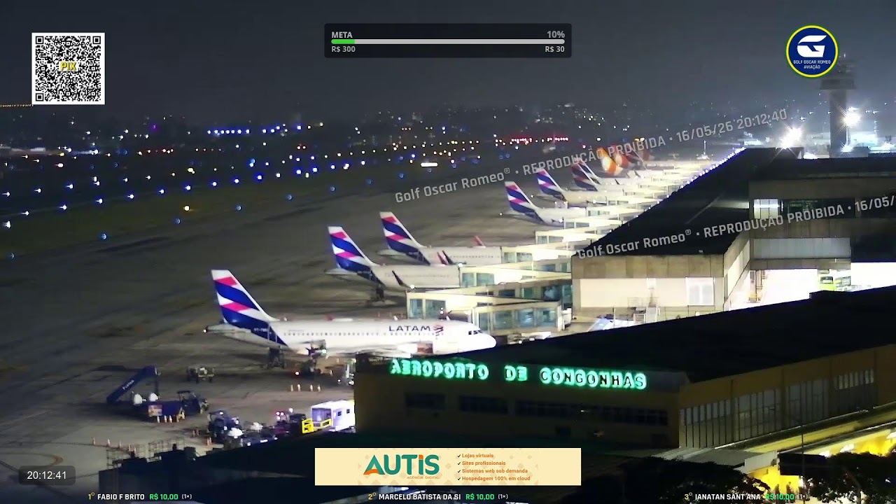SBSP LIVE #2 - Aeroporto de São Paulo AO VIVO - CGH Airport - 16/05 Manhã