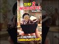 Sirf 2 ingredients Ghar par banayein ye super easy Chocolate Mousse Cup # shorts #ytshorts #cake