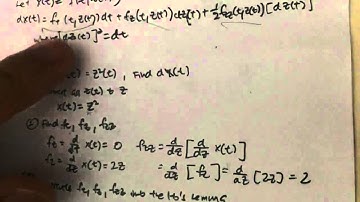 Statistics - Stochastic Calculus with Ito