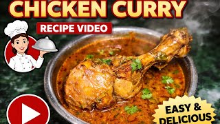 Chicken Curry Recipe Pooonams Home Kitchen Easy And Delicious