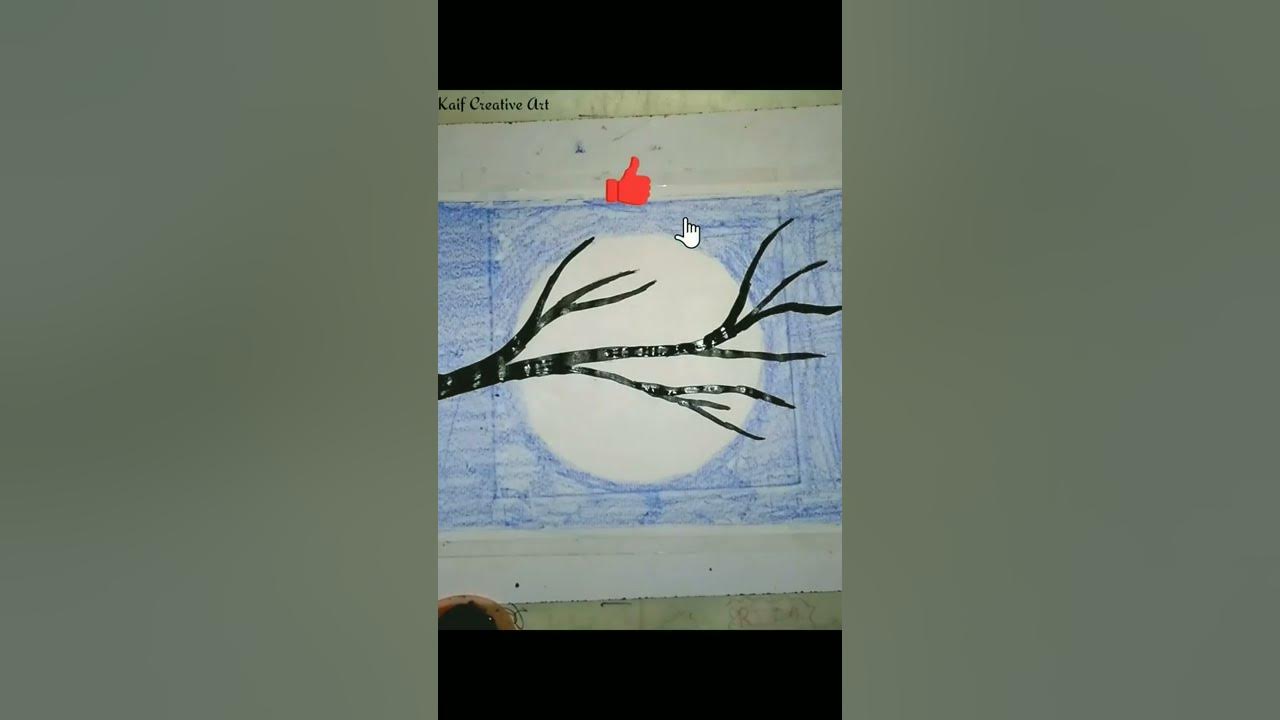 Beautiful Wax Colour Drawing 🌈🌈 Easy Arts for Kids and Beginners 🖌️🎨