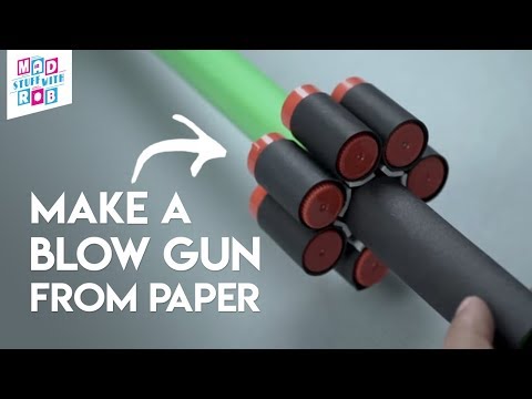 Make A Blow Gun Toy At Home | MSWR Shorts