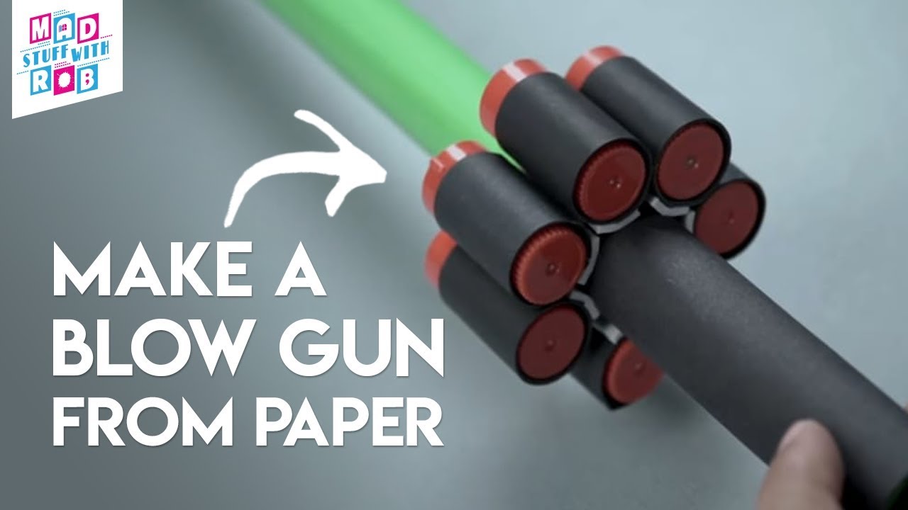 Make A Blow Gun Toy At Home MSWR Shorts YouTube