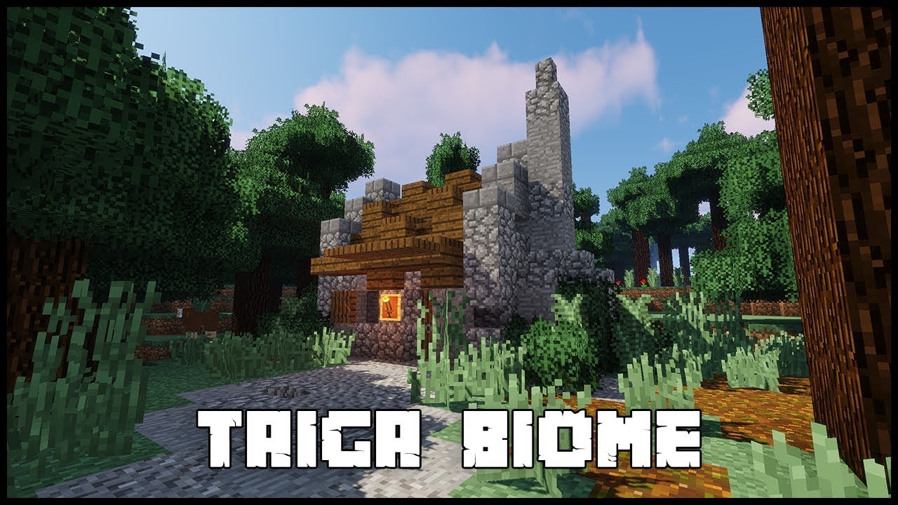 Minecraft Tutorial Taiga Biome Starter House Youtube