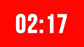 2 Minute 17 Second Timer With Alarm Without Music