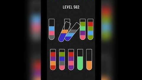 Water sort puzzle level 562