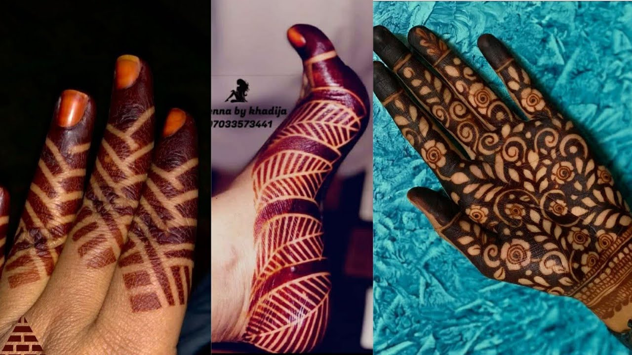 Amazing Easy Cello Tape Foot Mehndi Design With Trick Cello tape