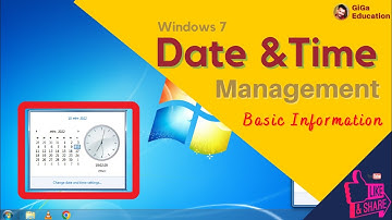 Date and Time Management in Windows 7 || Fix date and time missing from taskbar windows 7 ||