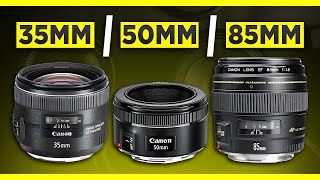 Best PRIME Lens for CROP Sensor? 35mm 50mm vs 85mm [Compared]