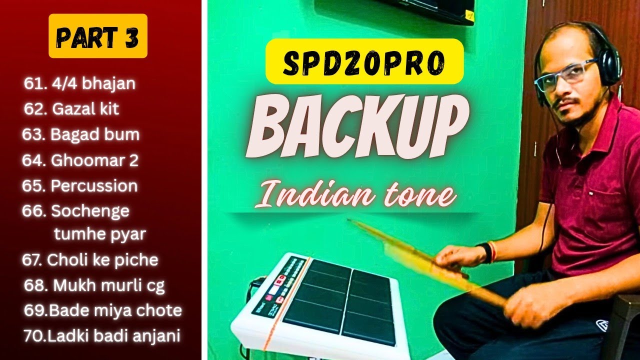Roland Octapad Spd20pro Best Patches Backup Part-3 !! Contact 9329128784 !! Indian Tone !! 