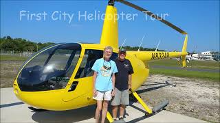 Aerial views of St. Augustine, FL with First City Helicopter Tours