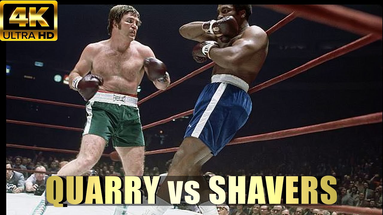 Jerry Quarry vs Earnie Shavers | KNOCKOUT Boxing Fight | 4K Ultra HD