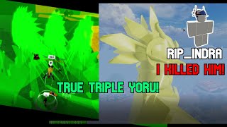 TRUE TRIPLE YORU + KILLING THE OWNER OF BLOX FRUITS!!