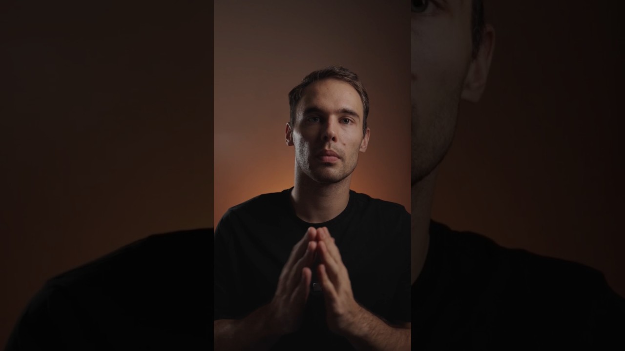 Easy light setup for a talking head video