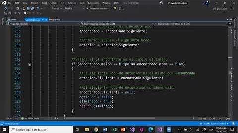 Sorts con Lista Ligada en C# | Visual Studio