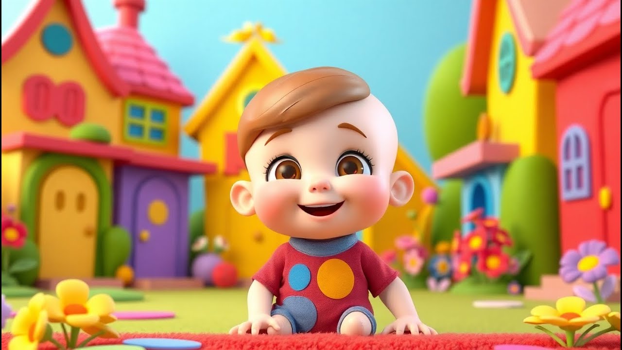 Poppy Panda Plays with Shapes & Colors | Learn Shapes & Colors Nursery Rhyme | Kids Songs