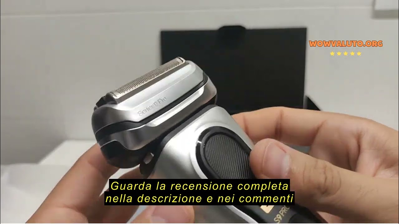 Recensione del Braun Series 9 PRO +, Rasoio Elettrico Barba, Regolabarba Uomo, Rifinitore di precisi