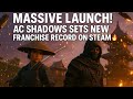 Massive Launch! AC Shadows Sets New Franchise Record on Steam 🔥