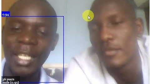 Machine Learning | age and gender recognition using webcam