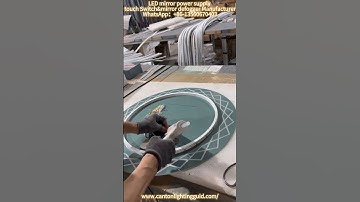 New vanity led mirror, diy vanity mirror with lights✨ #touchsensor  #vanitymirror #bathroom  #led