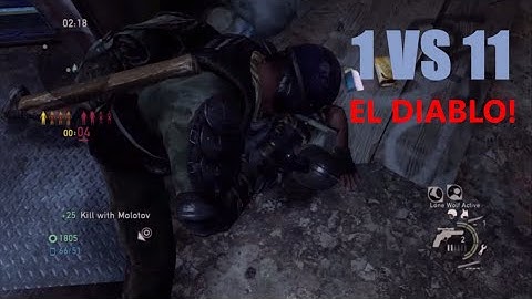 1 vs 11 Comeback - The Last of Us: Remastered Multiplayer (Bus Depot)