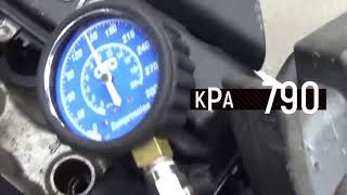 2001 SAAB 9-5 Wagon B235E LPT Compression Test