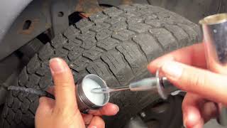 Easy tire repair kit for cars