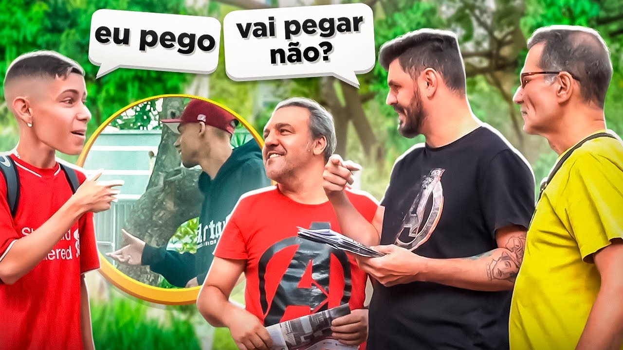 PEGADINHA: NÃO QUER PEGAR ? ENTÃO NÃO PEGA! - YouTube