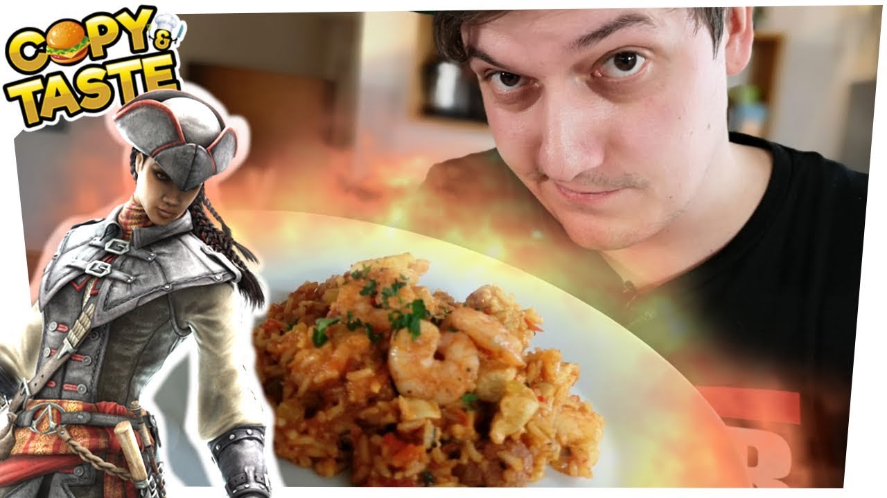EXTREM leckeres JAMBALAYA! Essen wie in ASSASSINS CREED Liberation! 🥘🍲 Copy & Taste #CaT