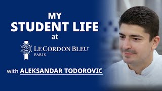 Vie étudiante - Aleksandar Todorovic (Serbie) Diplôme de Cuisine | Le Cordon Bleu Paris