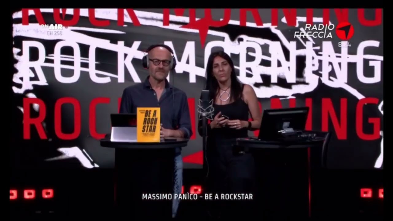 Massimo Panìco presenta “Be a Rockstar” in diretta su RadioFreccia