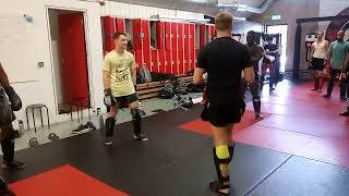 Low Kick Fake To Elbow, Jonathan Haggerty Seminar, Urban Warriors Academy, 26Th June, 2022.