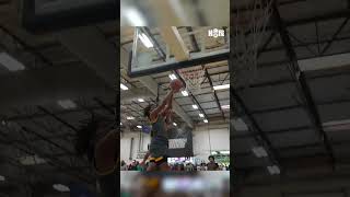 One of the most disrespect things I have ever seen on a basketball court 👀 #basketball#headtap #dunk Wealth