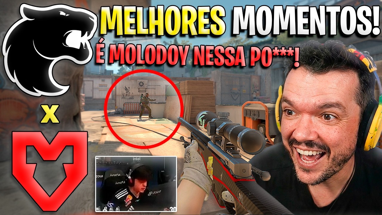 MOLODOY BOTOU NO BOLSO!🔥 FURIA x MOUZ (MELHORES MOMENTOS) IEM Cologne Major 2026 (GAULES)