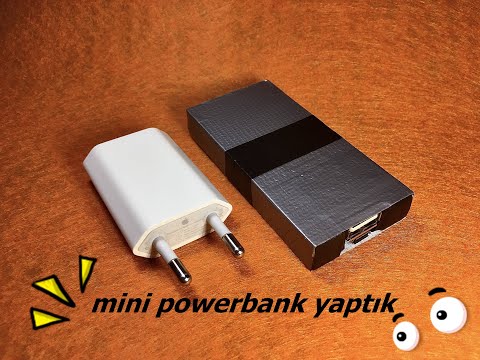 Powerbank yapımı // mini powerbank // taşınabilir şarj aleti yapımı #powerbank