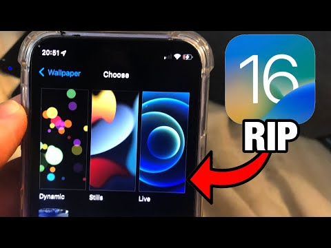 RIP Live Wallpapers on iOS 16 / iPadOS 16 [iPhone/iPad]