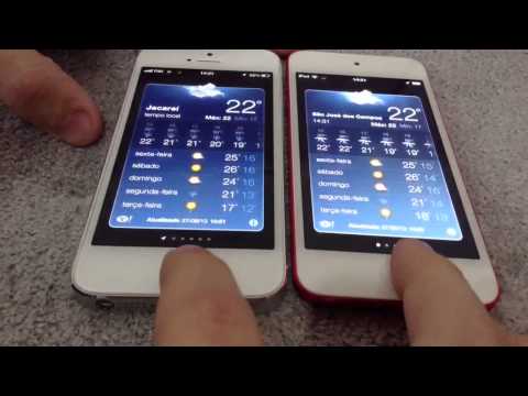 Vídeo: O iPod touch tem o mesmo tamanho do iPhone 5?