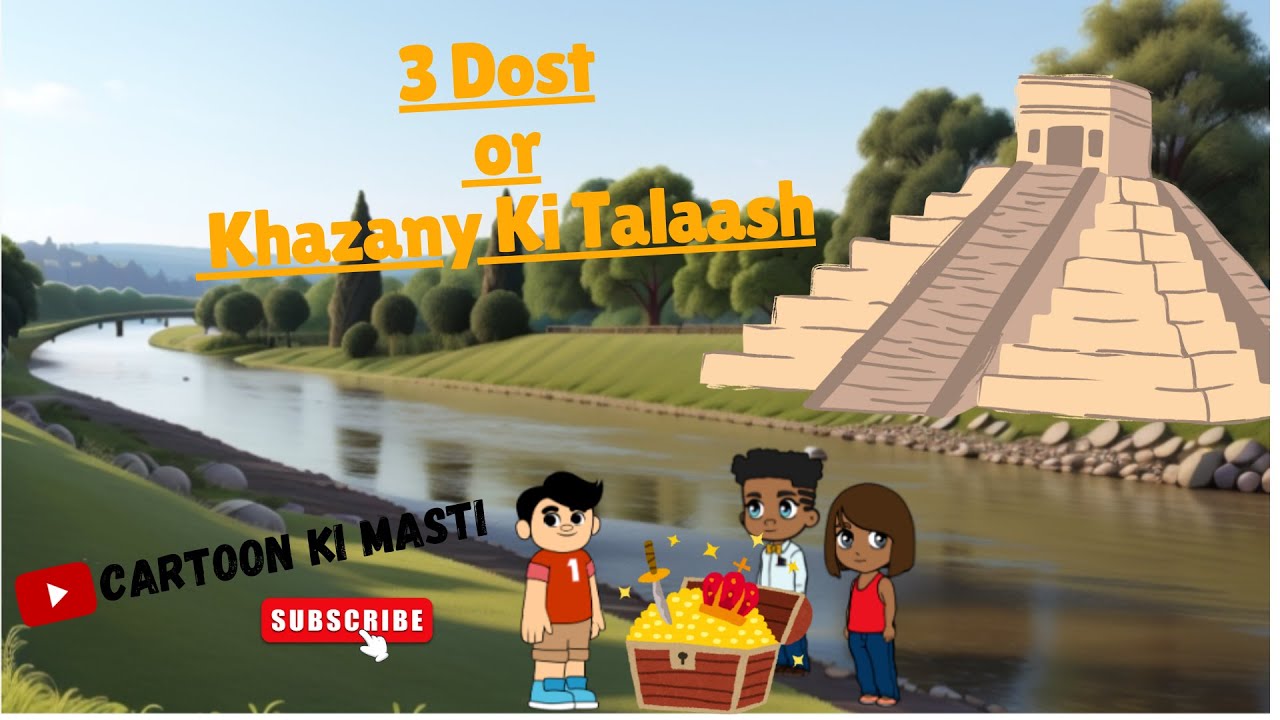 3 Dost or Khazany Ki Talaash | Treasure | Stories | Hindi Stories | Cartoon Ki Masti