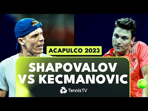 Entertaining denis shapovalov vs miomir kecmanovic highlights | acapulco 2023