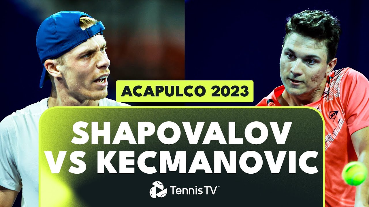 Entertaining Denis Shapovalov vs Miomir Kecmanovic Highlights | Acapulco 2023