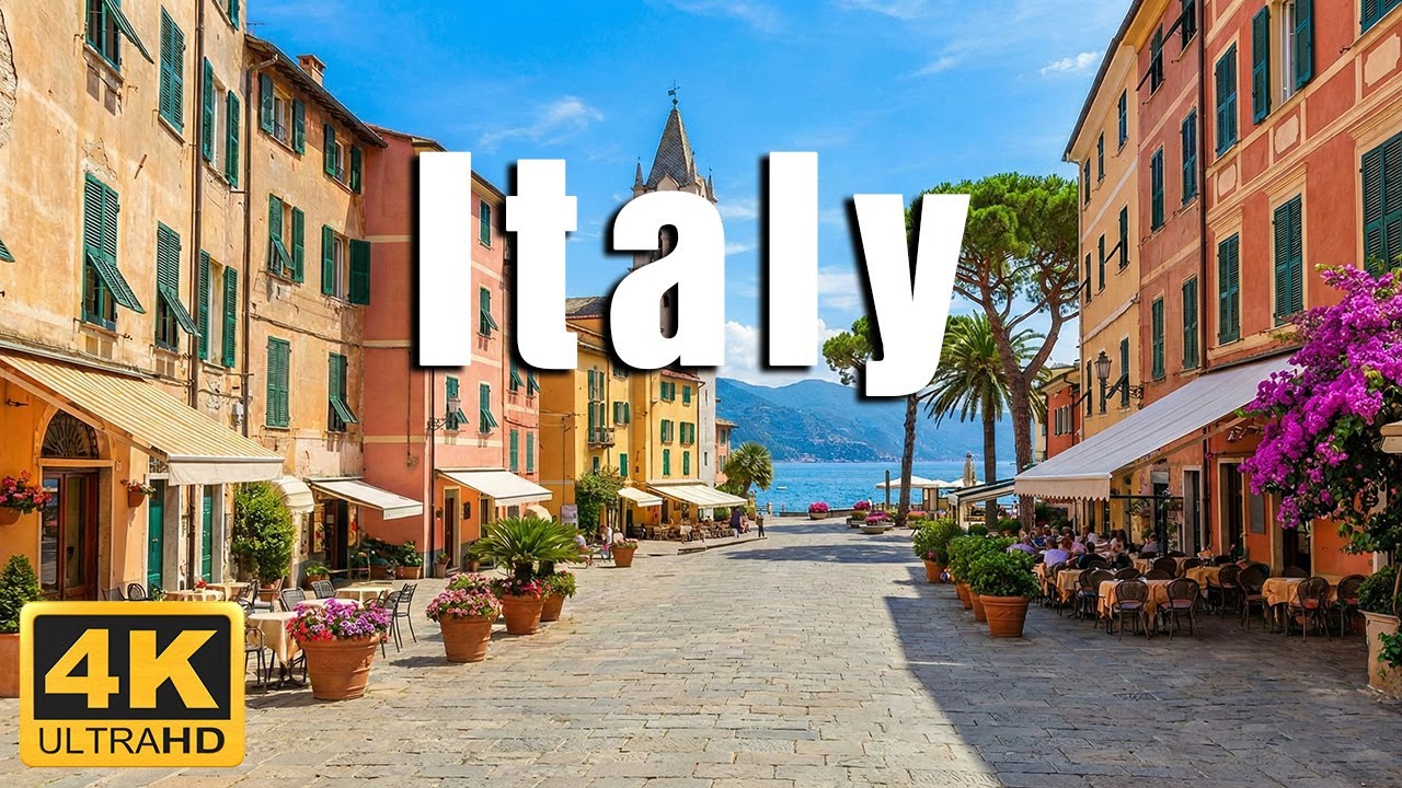 The Best 🇮🇹 Italian Music & aerial 4K Italy landscapes. The most beautiful & famous place