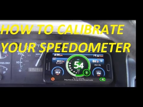 How To Calibrate F150 Speedometer Video