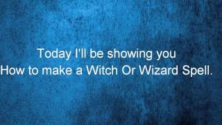 To Become A Wizardwitch Spell