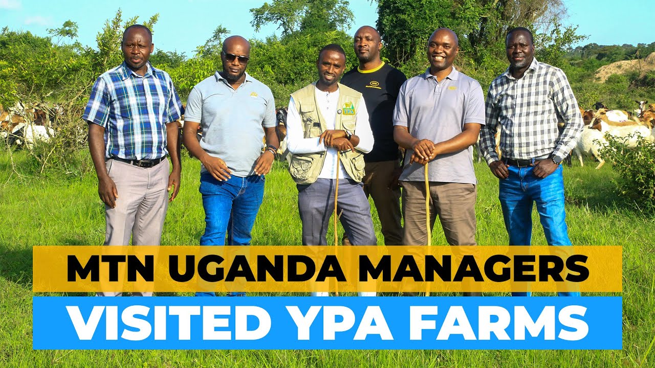 MTN UGANDA MANAGERS VISITED YPA FARMS