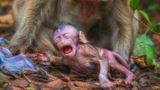 🔴LIVE: Baby Oscar Crying Hungry Until Mom Gives Milk 🥺🐒 screenshot 4