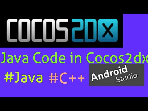 Java Code In Cocos 2dx inside android Studio | Java Code in Cocos game engine