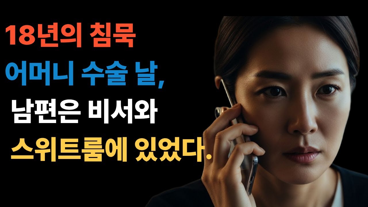 어머니 수술 날, 남편은 비서와 스위트룸에 있었다