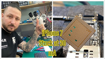 MASTERWORK - iPhone 7 NO BOOT AND STUCK AT 30 mA - CPU REWORK - A10 CPU - ICC PRO