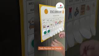 Morning Daily Routine Checklist - Feltcraft - Edutoys by Umsyar