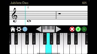 Jubilate Deo (Piano Test)